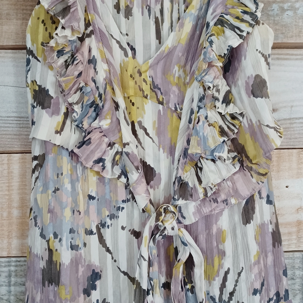 Bcbgmaxazria sleeveless silk top - Picture 3 of 7